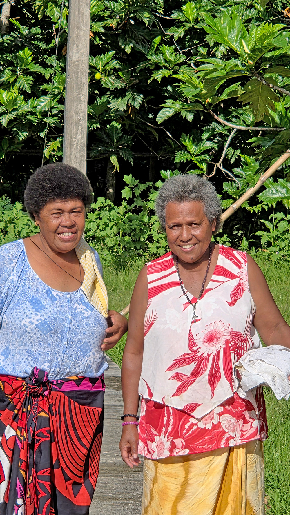 Women in Muana village discussed establishing an electric bakery run by a women’s cooperative with Pelena.