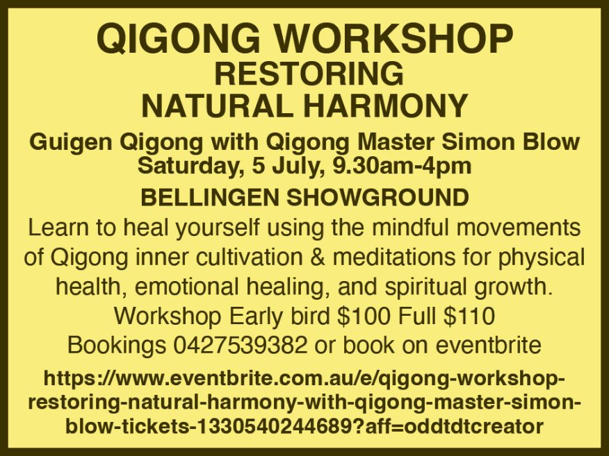 Qigong workshop 03-07-2024